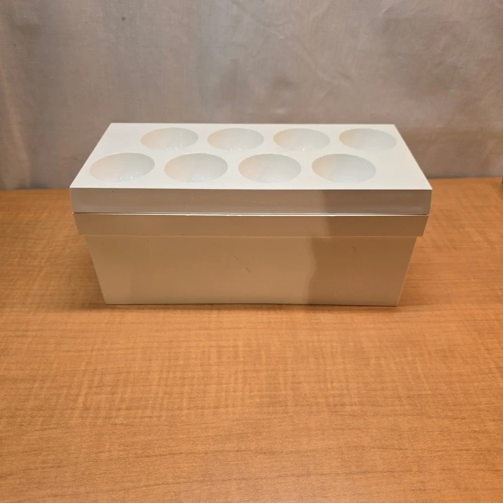 Vintage Egg Carrier‎ Refrigerator Tray Holder Storage For 16 Eggs -Plastic
